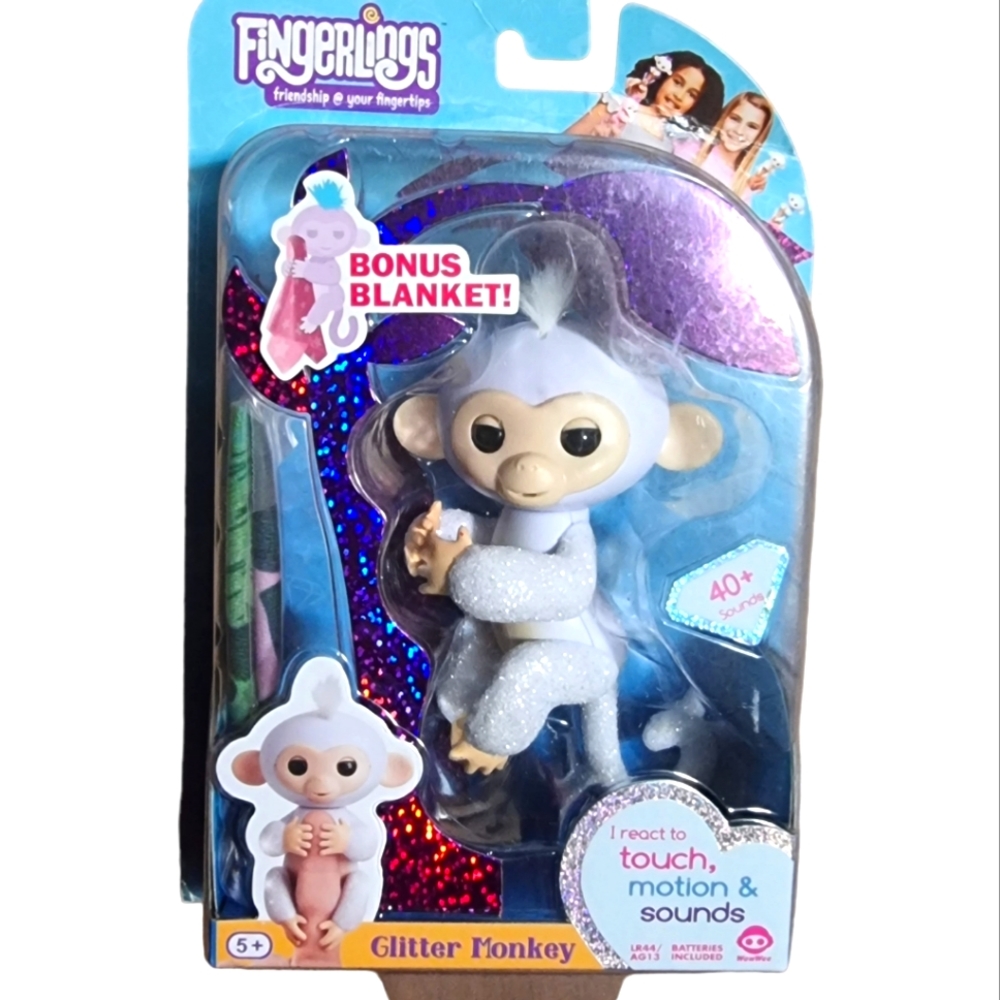 Fingerlings Monkey Glitter Girl Sugar